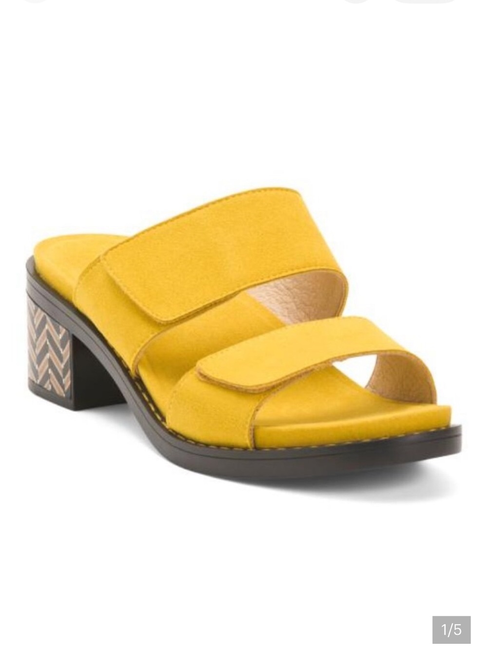 Alegria Shoes Tia Comfort Block Heeled Sandals size 7/7.5 EU 37